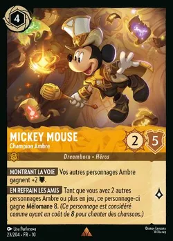 Mickey Mouse - Champion Ambre