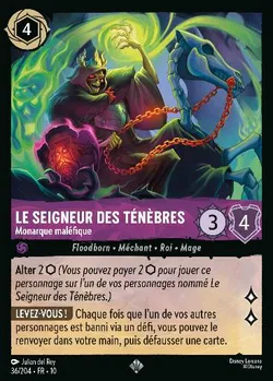 Le Seigneur des Ténèbres - Monarque maléfique