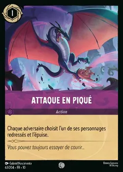 Attaque en piqué