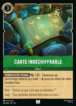 Carte indéchiffrable