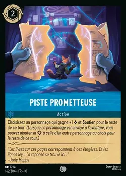 Piste prometteuse
