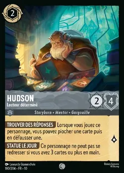 Hudson - Lecteur déterminé