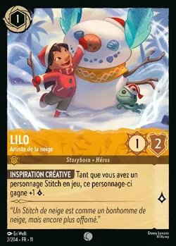 Lilo - Artiste de la neige