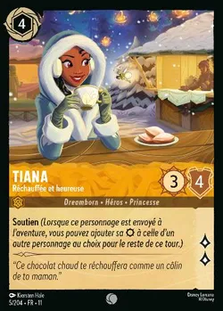 Tiana - Réchauffée et heureuse