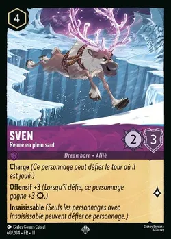 Sven - Renne en plein saut