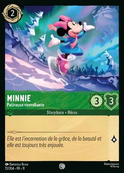 Minnie - Patineuse virevoltante
