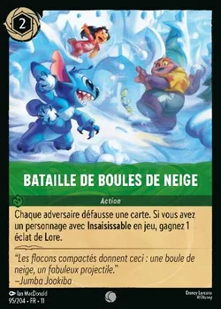Bataille de boules de neige