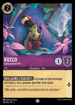 Kuzco - Lama recherché