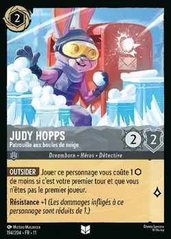 Judy Hopps - Patrouille aux boules de neige
