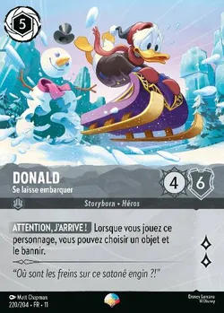 Donald - Se laisse embarquer