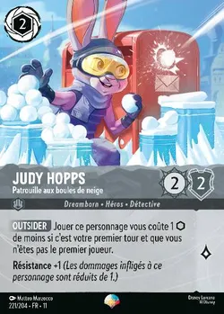 Judy Hopps - Patrouille aux boules de neige