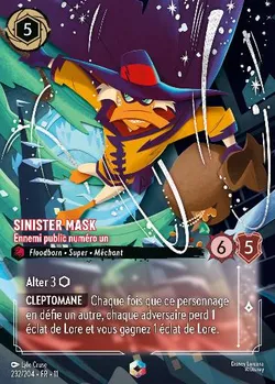 Sinister Mask - Ennemi public numéro un