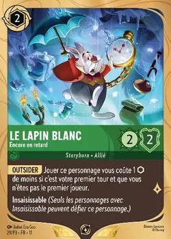 Le lapin blanc - Encore en retard