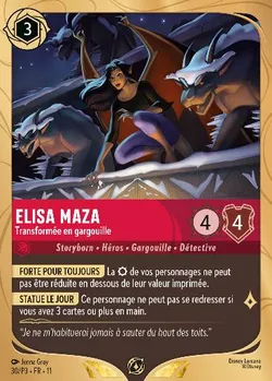 Elisa Maza - Transformée en gargouille