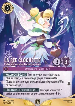 La Fée Clochette - Collectionneuse de flocons de neige