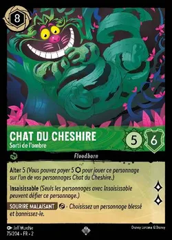 Chat du Cheshire - Sorti de l'ombre