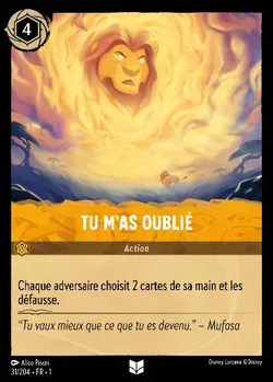 Tu m'as oublié