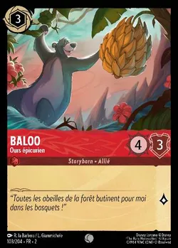 Baloo - Ours épicurien