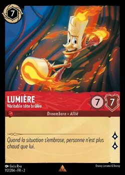 Lumière - Véritable tête brûlée