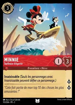 Minnie - Surfeuse élégante