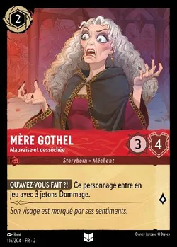Mère Gothel - Mauvaise et desséchée