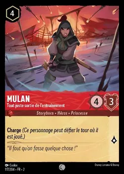 Mulan - Tout juste sortie de l'entraînement