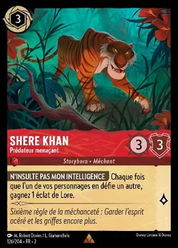 Shere Khan - Prédateur menaçant