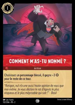 Comment m'as-tu nommé ?
