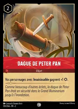 Dague de Peter Pan
