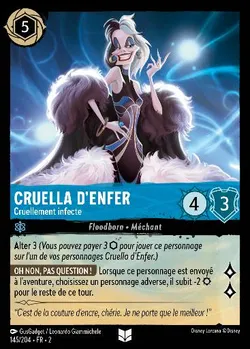 Cruella d'Enfer - Cruellement infecte