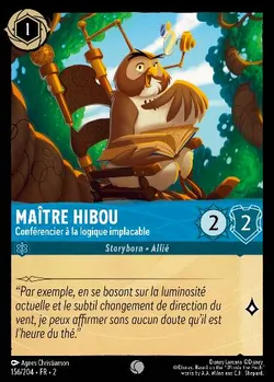 Maître Hibou - Conférencier à la logique implacable