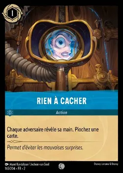 Rien à cacher
