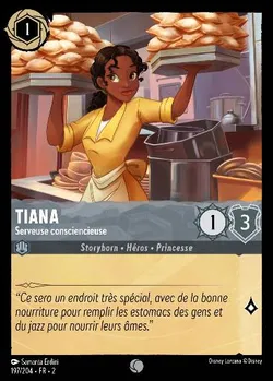 Tiana - Serveuse consciencieuse
