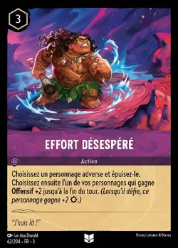 Effort désespéré