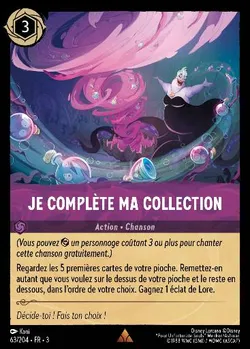 Je complète ma collection