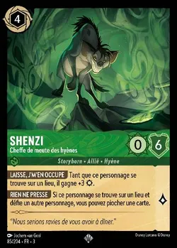 Shenzi - Cheffe de meute des hyènes