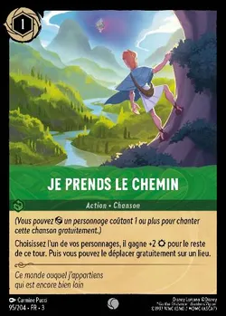 Je prends le chemin