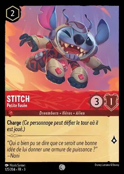 Stitch - Petite fusée