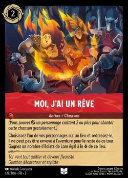 Moi, j'ai un rêve
