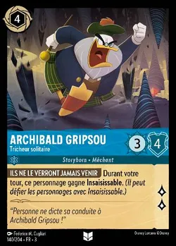 Archibald Gripsou - Tricheur solitaire
