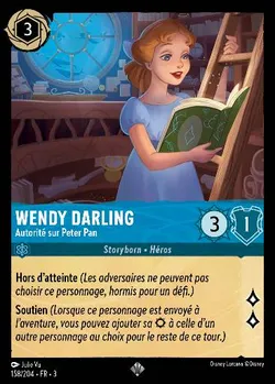 Wendy Darling - Autorité sur Peter Pan