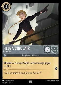 Helga Sinclair - Bras droit