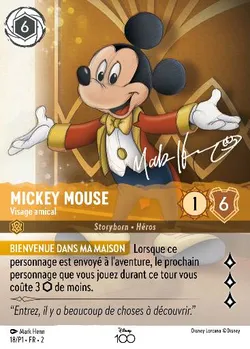 Mickey Mouse - Visage amical