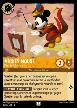 Mickey Mouse - Chef de la fanfare