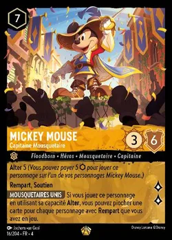 Mickey Mouse - Capitaine Mousquetaire