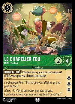 Le Chapelier Fou - Hôte courtois