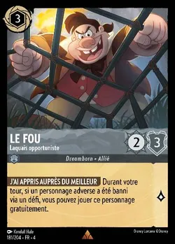 Le Fou - Laquais opportuniste
