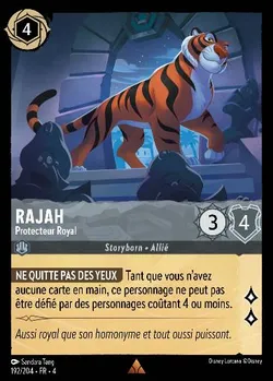 Rajah - Protecteur Royal