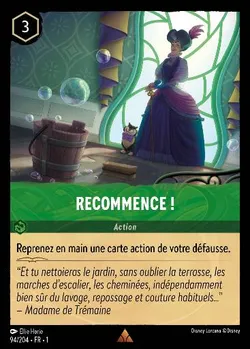 Recommence !