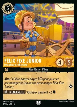 Félix Fixe Junior - Intendant de Niceland